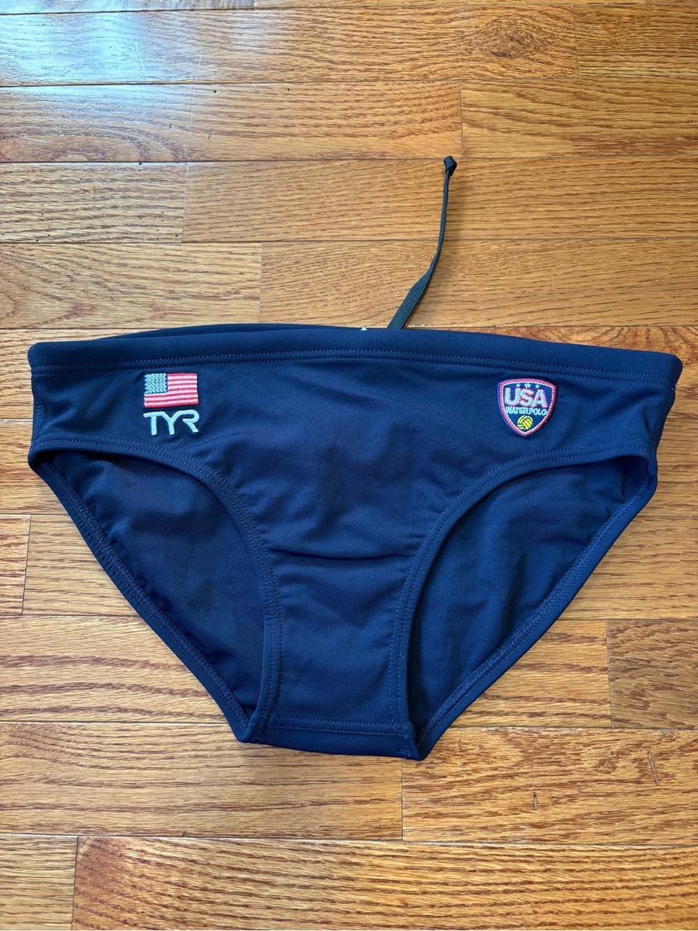 TYR Navy Men's Swim Briefs Official USA Water Polo
